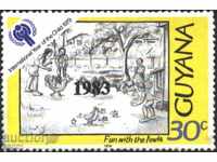Pure brand Year of the child Overprint 1983 from Guyana