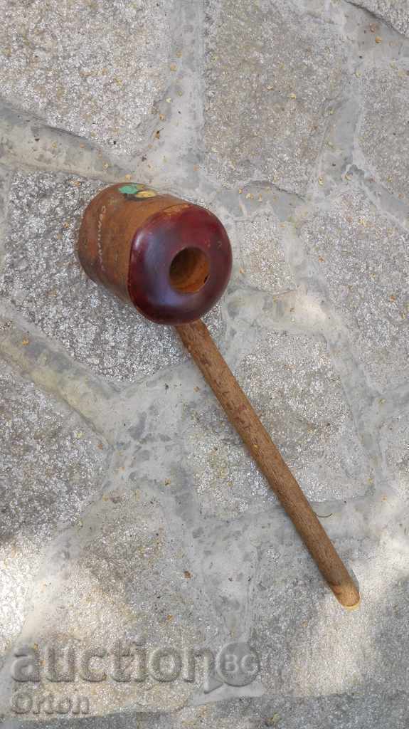 Delivery of A wooden pipe for - opium