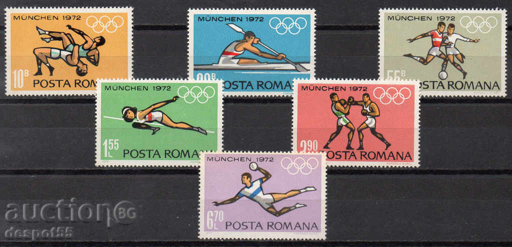 1972. Romania. Olympic Games, Munich'72.