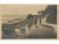 Old postcard - Varna, Stairs near the baths
