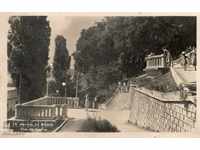 Vechea carte poștală - scări Varna in bai
