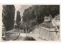 Стара пощенска картичка - Варна, Стълбите при баните