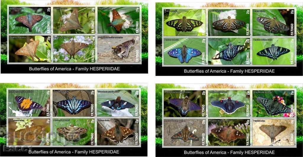 Blocuri curate Fauna Fluturi 2017 Tonga