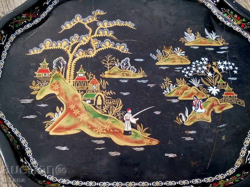 Auction Old tray Auction Old tray