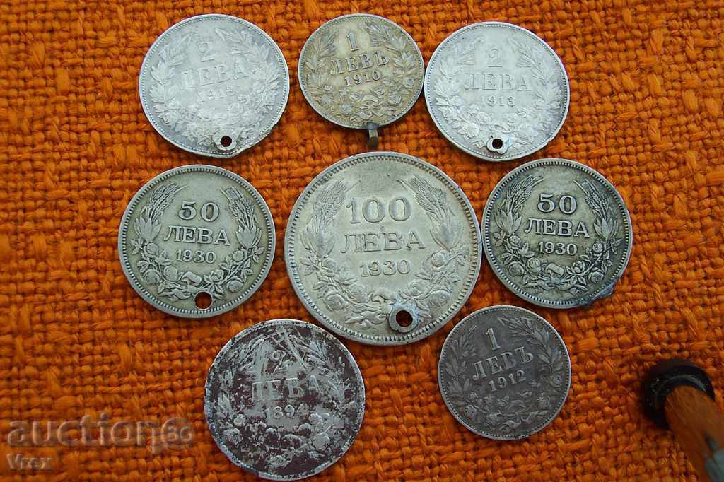 Large Lot of Silver Coins - Kingdom of Bulgaria - 8