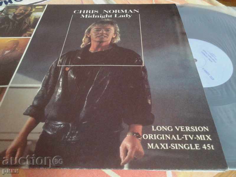 BTC 12064 Chris Norman - Μεσάνυχτα Lady - maxi-single 45t