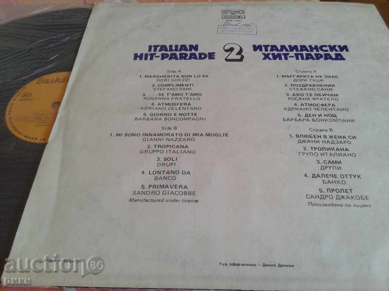 BTA 11533 ITALIAN HIT PARADE 2 with price 7.00 BGN | € 3.58 BTA 11533 ITALIAN HIT PARADE 2 with price 7.00 BGN | € 3.58