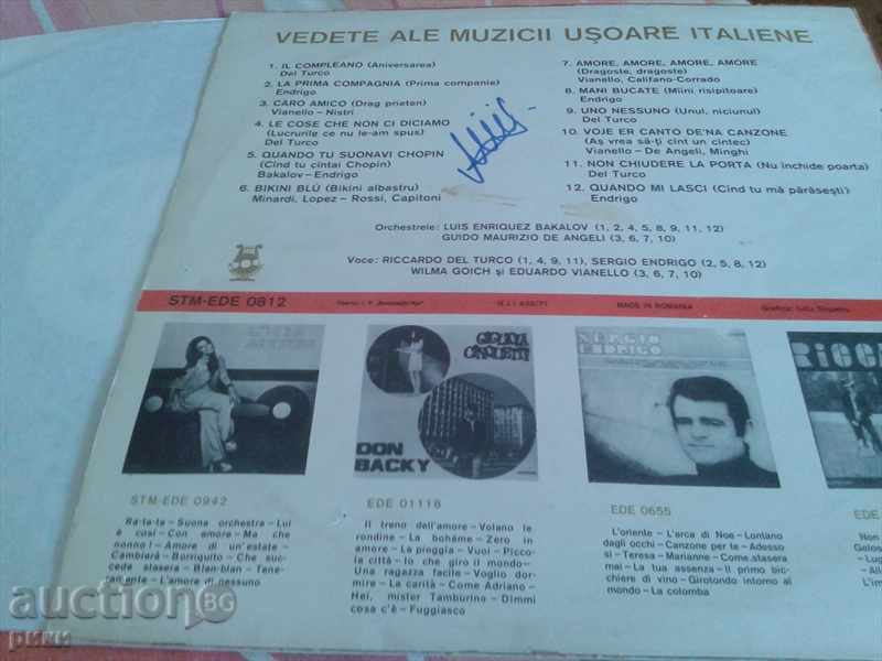 EDE 00812 The Stars of the Light Italian Music with price 6.00 BGN | € 3.07 EDE 00812 The Stars of the Light Italian Music with price 6.00 BGN | € 3.07