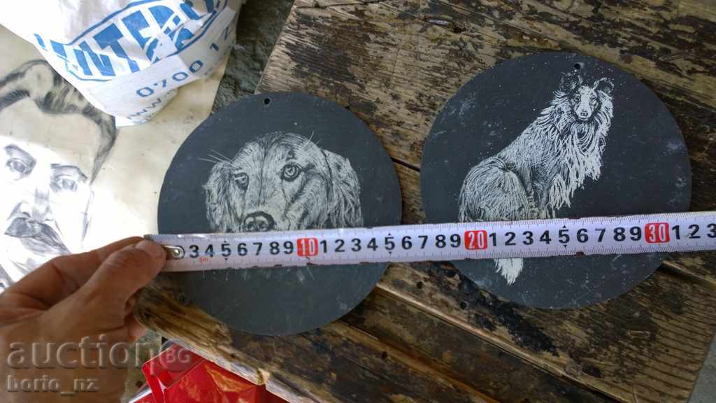 8308. CERAMIC DOGS - 6