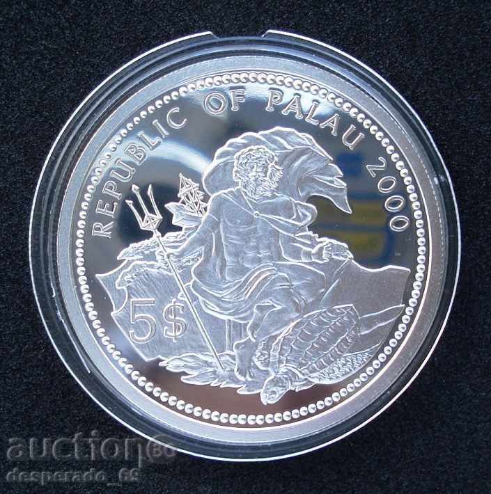 (¯`'•.¸ $5 2000 PALAU UNC ¸.•'´¯) with price 104.00 BGN | € 53.17 (¯`'•.¸ $5 2000 PALAU UNC ¸.•'´¯) with price 104.00 BGN | € 53.17