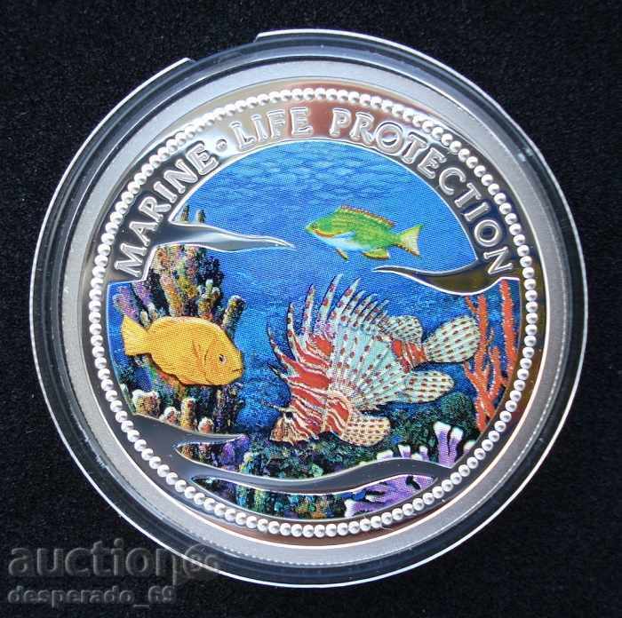 (¯`'•.¸ $5 2000 PALAU UNC ¸.•'´¯) (¯`'•.¸ $5 2000 PALAU UNC ¸.•'´¯)