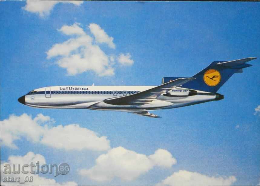 Пощенска картичка - Lufthansa