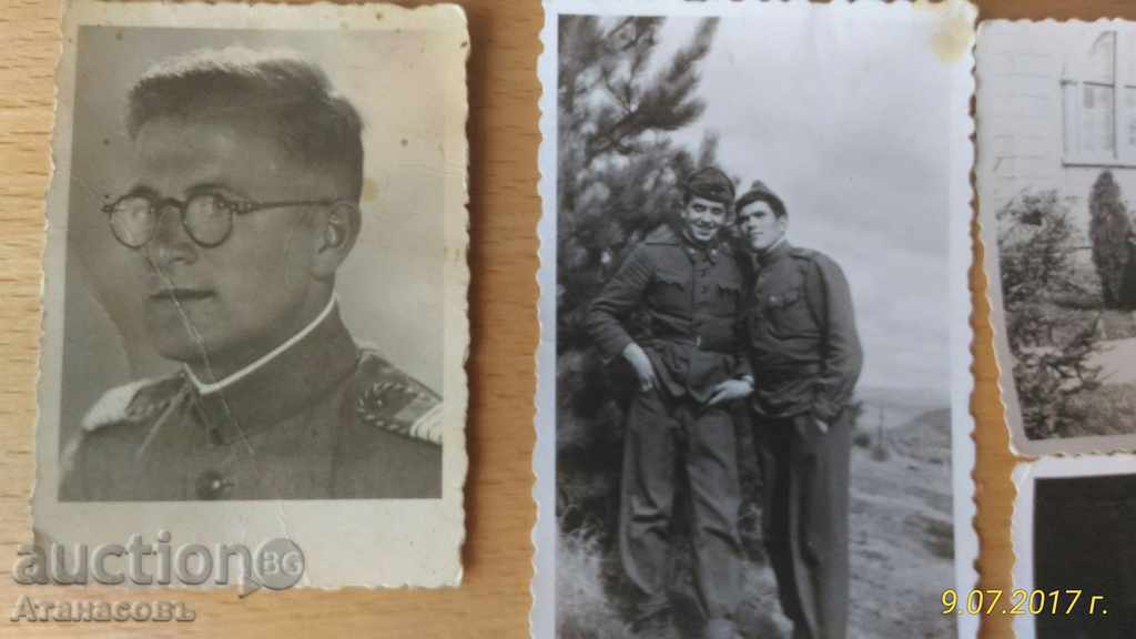 Lot vechi fotografii soldați - 5 Lot vechi fotografii soldați - 5