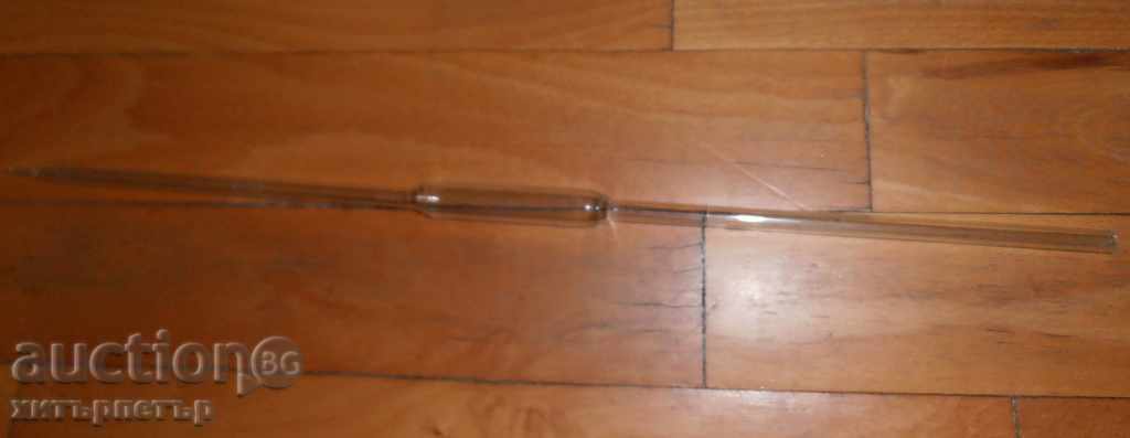 Milk sampling pipette, socialist era with price 3.33 BGN | € 1.70