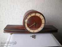 Old mechanical fireplace clock DUGENA