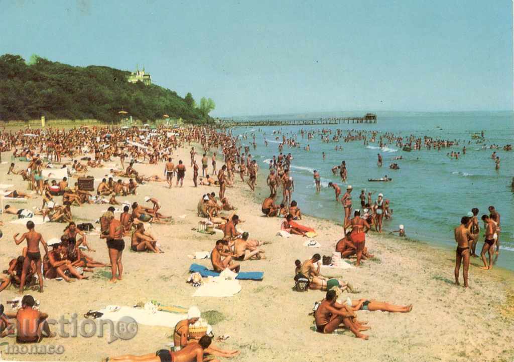 Пощенска картичка - Бургас, Плажът