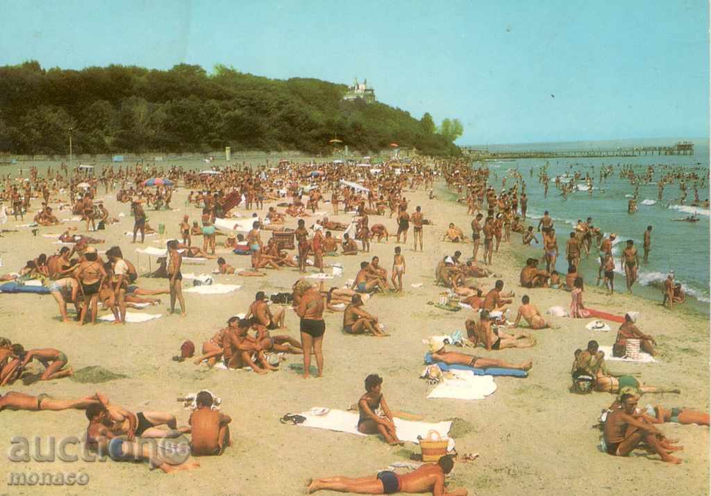 Καρτ ποστάλ - Παραλία Μπουργκάς