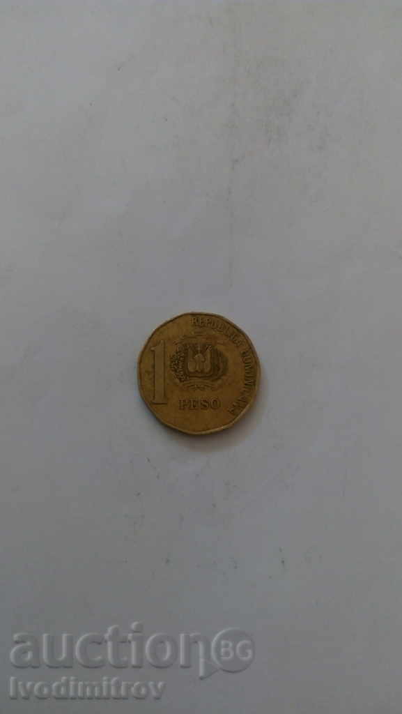 Republica Dominicană 1 Peso 2002