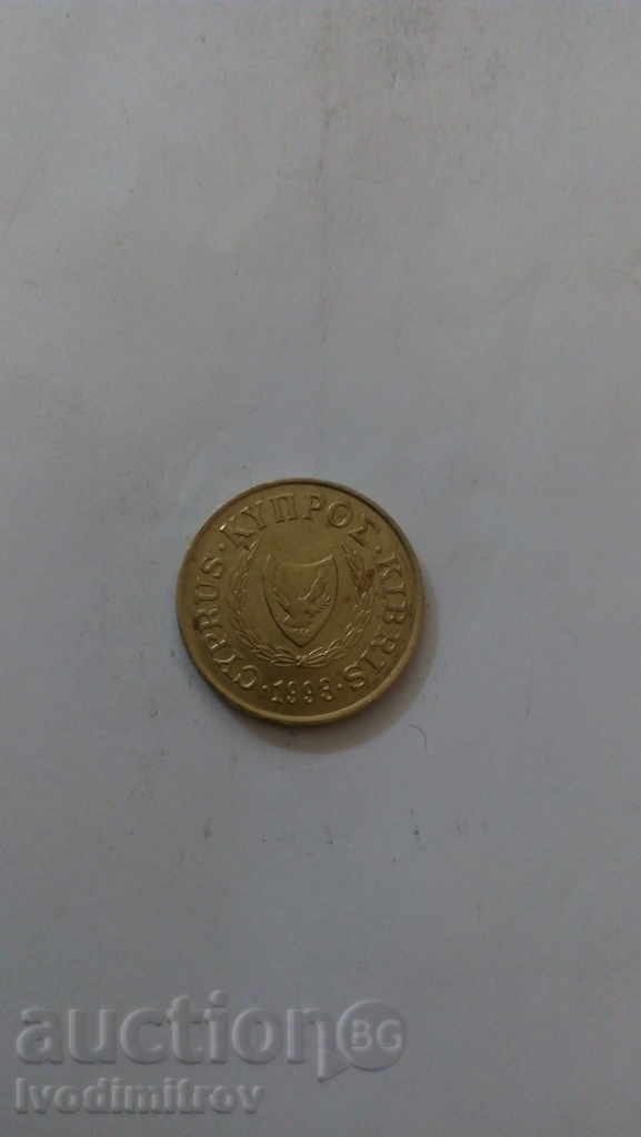 Cyprus 20 cents 1993 with price 0.35 BGN | € 0.18 Cyprus 20 cents 1993 with price 0.35 BGN | € 0.18