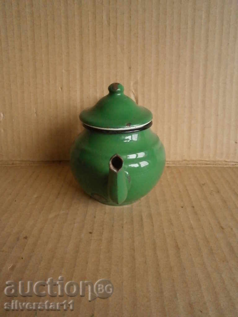 a small enamel teapot with price 31.00 BGN | € 15.85