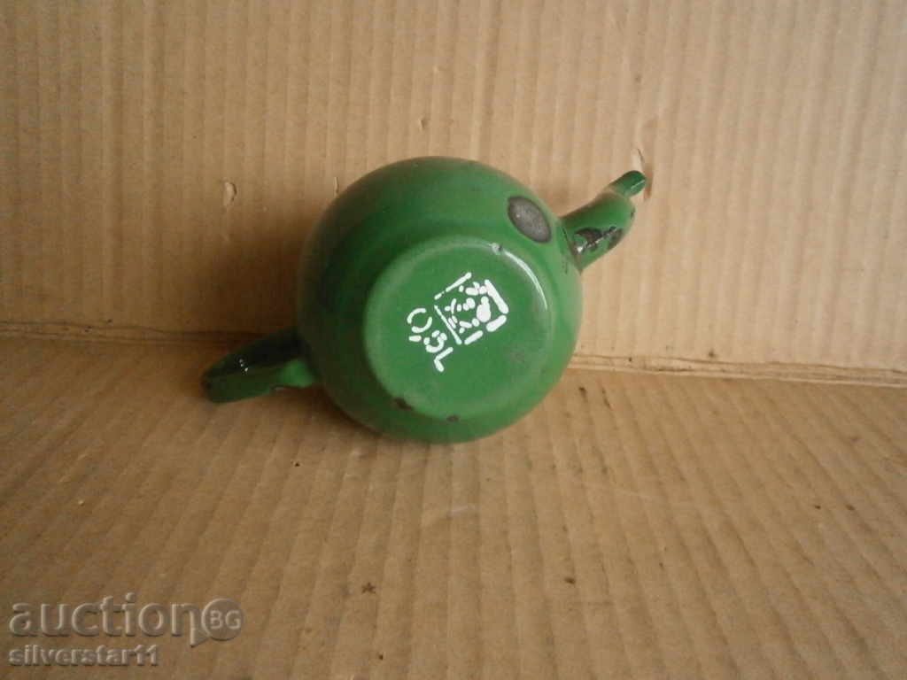 a small enamel teapot - 5