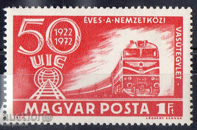 1972. Hungary. 50th International Congress of Railway Managers.