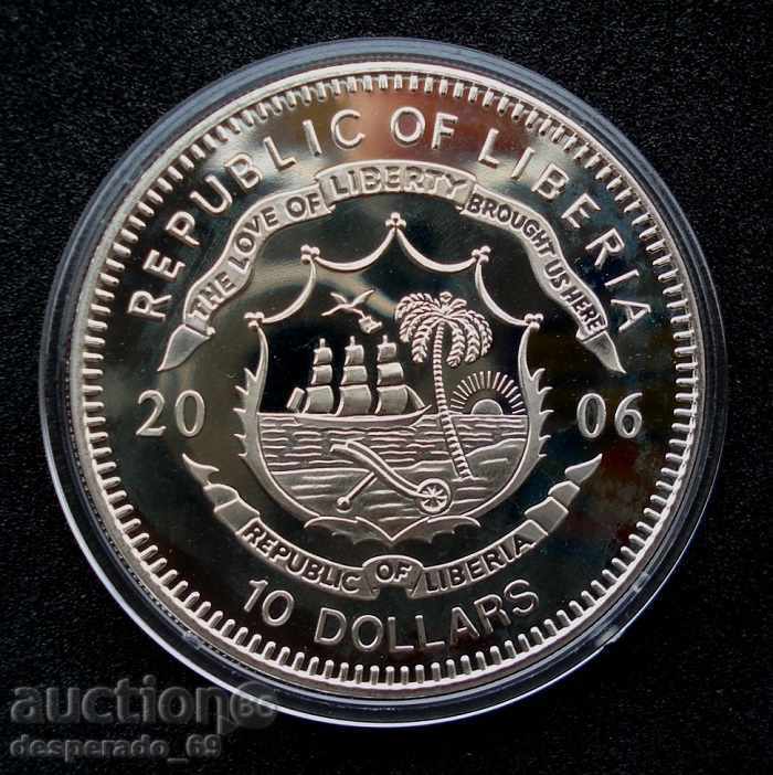 (¯`'•.¸ $10 2006 LIBERIA UNC ¸.•'´¯) με τιμή 22.00 BGN | € 11.25 (¯`'•.¸ $10 2006 LIBERIA UNC ¸.•'´¯) με τιμή 22.00 BGN | € 11.25