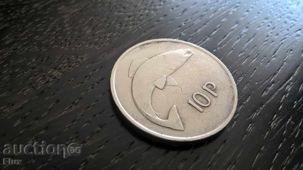 Coin - Ireland - 10 pence 1975
