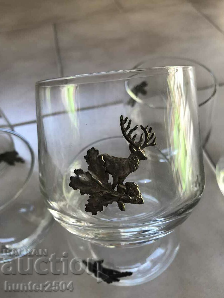 Cups and lediera-hunting appliqués - 6 Cups and lediera-hunting appliqués - 6