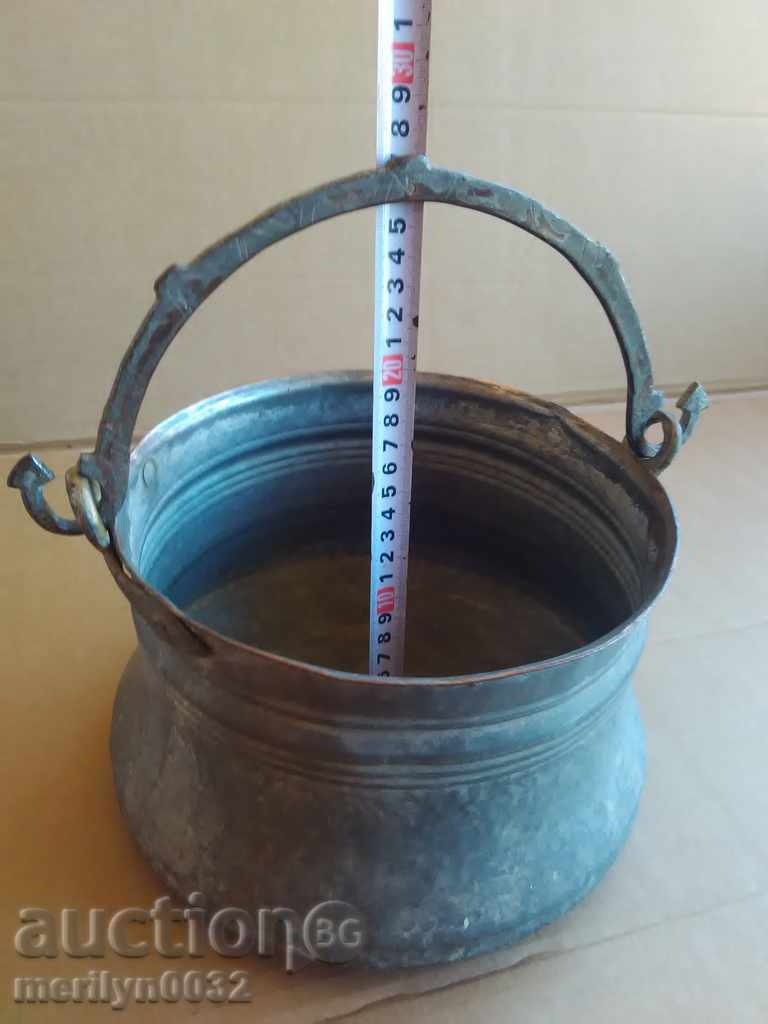 Tinned boiler, baker, water tank, copper copper pot with price 57.00 BGN | € 29.14