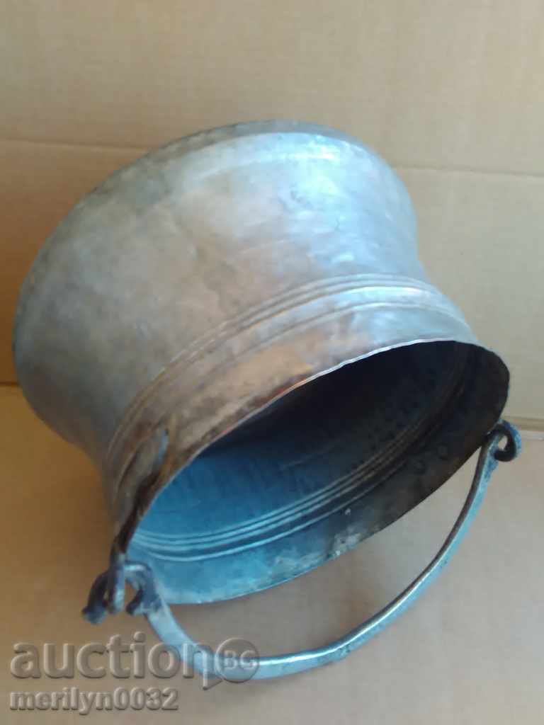 Tinned boiler, baker, water tank, copper copper pot - 7