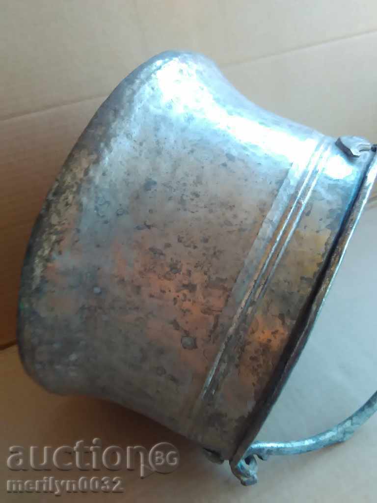 Auction Tinned boiler, baker, water tank, copper copper pot Auction Tinned boiler, baker, water tank, copper copper pot