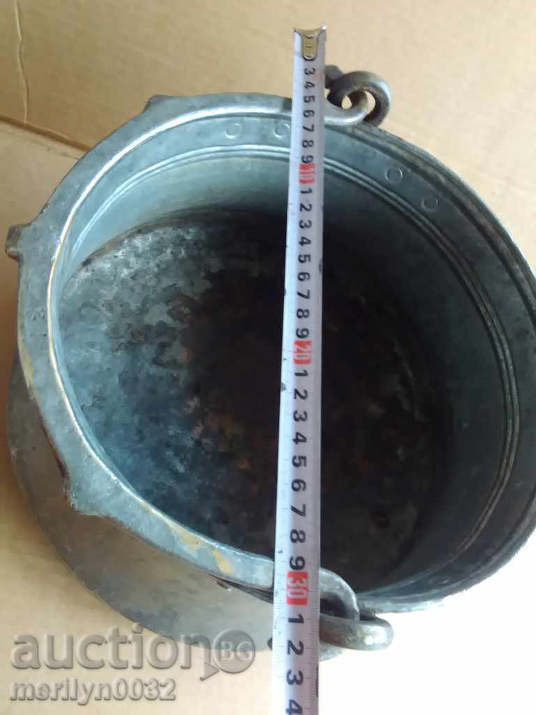 Tinned boiler, baker, water tank, copper copper pot with price 69.00 BGN | € 35.28