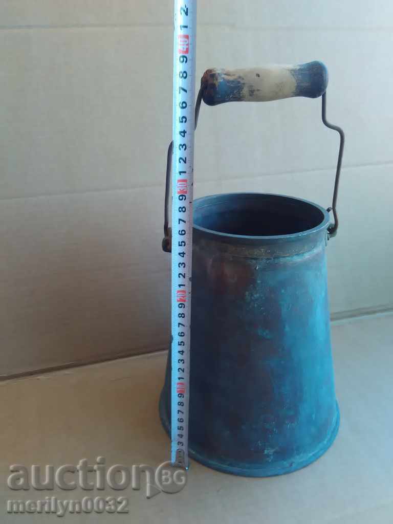 Craft measure for rakiya jam jug baker copper pot bucket with price 168.00 BGN | € 85.90 Craft measure for rakiya jam jug baker copper pot bucket with price 168.00 BGN | € 85.90