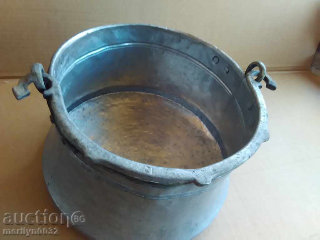 Tinned boiler, baker, water tank, copper copper pot - 5