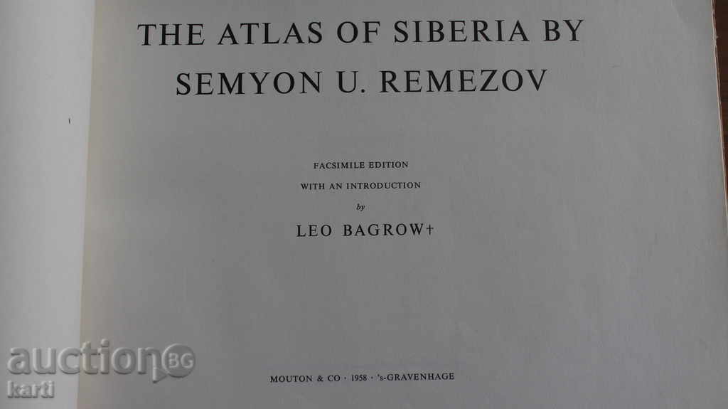 Atlasul din Siberia de catre Simeon Remezov - facsimil