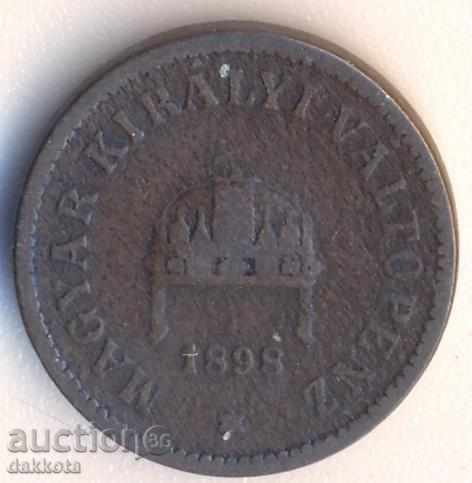 Унгария 2 филера 1898 година с цена 2.60 лв. | € 1.33