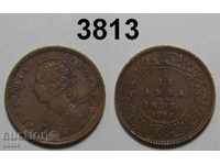 Индия 1/12 анна 1888 монета