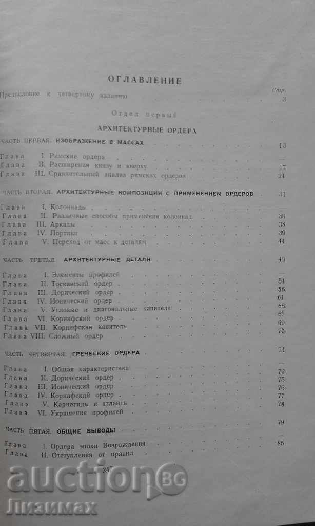 Livrarea Arhitekturnыe antichitate formы - IB Mihalovskiy