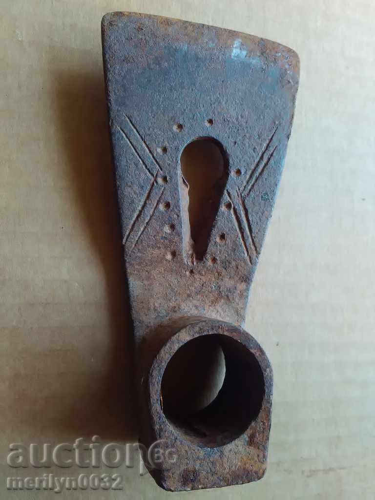 Dulgher Tesla with primitive gravure ax tool knife with price 58.00 BGN | € 29.65