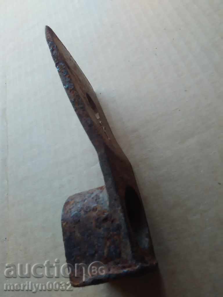 Dulgher Tesla with primitive gravure ax tool knife - 5