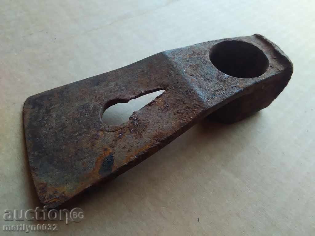 Dulgher Tesla with primitive gravure ax tool knife - 7