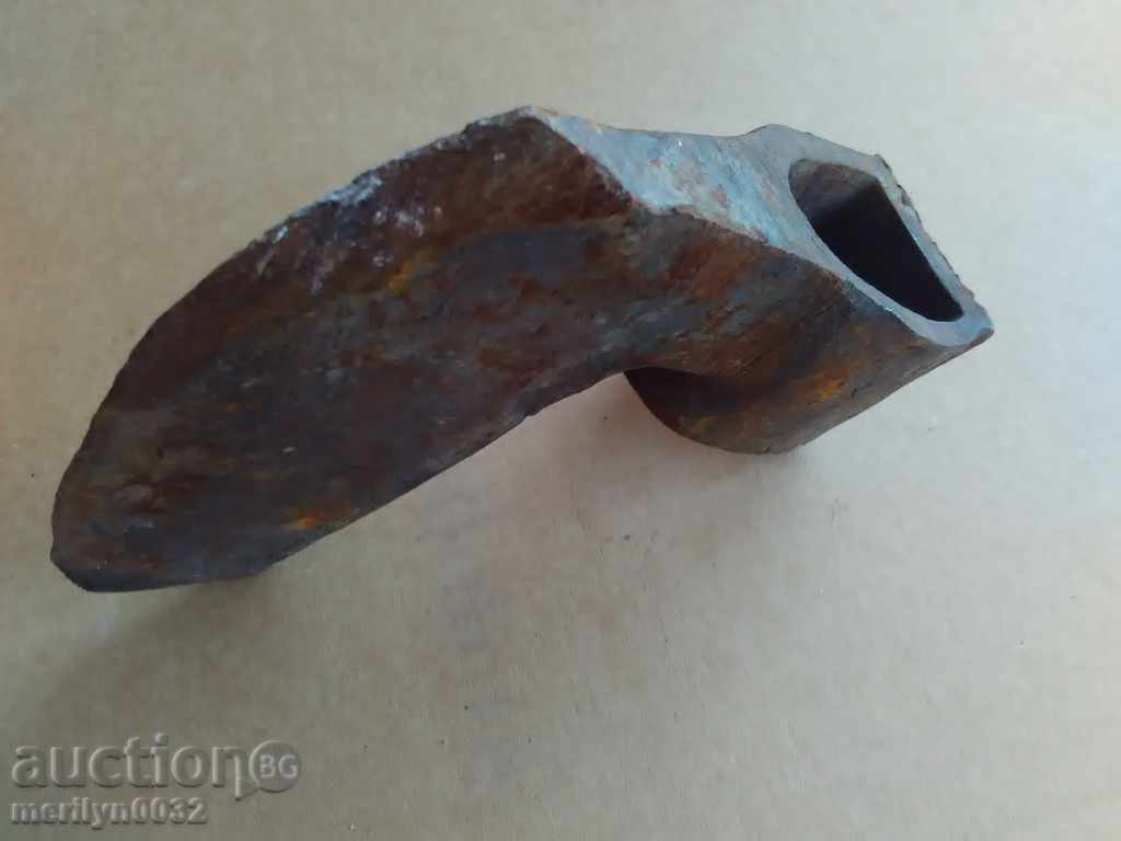 Auction An old ax with the inscription saber hatchet Auction An old ax with the inscription saber hatchet