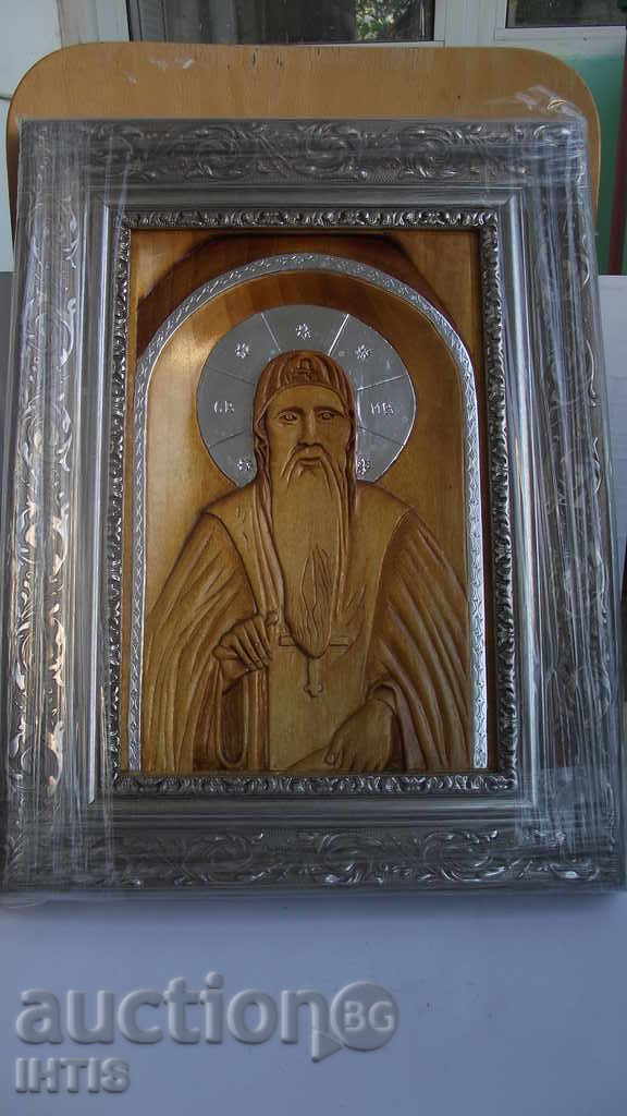 Licitație ICON - ICON carving SAINT Iv.Rilski