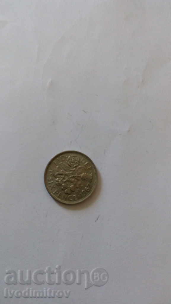 Great Britain 6 pence 1967