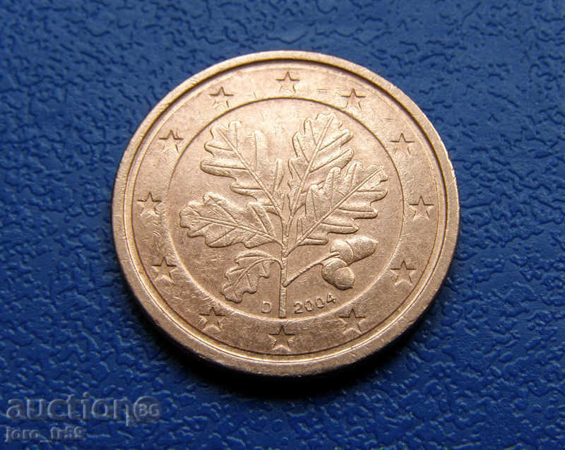 Германия 2 евроцента Euro cent 2004F