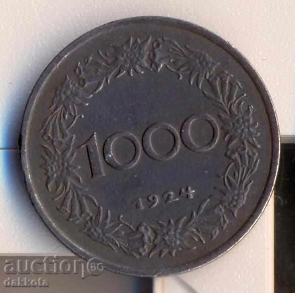 Австрия 1000 кронен 1924 година