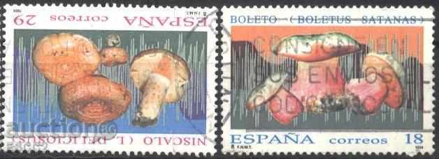 Клеймовани марки Флора Гъби 1994 от Испания