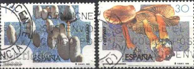 Stamped Flora Mushrooms 1995 from Spain