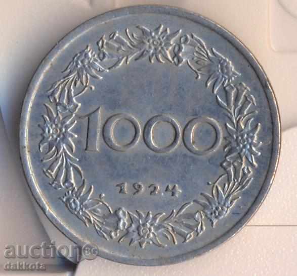 Австрия 1000 кронен 1924 година